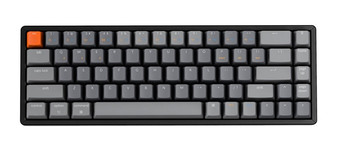Keychron 68鍵彩光藍牙無線機械鍵盤 K6 Gateron青軸