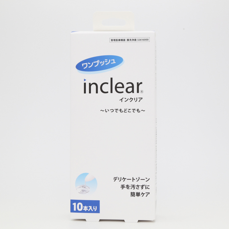 inclear - 女性乳酸菌護理清潔凝膠10支裝(4582178200520)- 平行進口