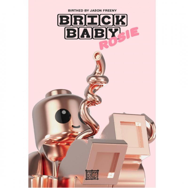Jason Freeny Brick Baby (Rosie) Rosa Dorado - ES