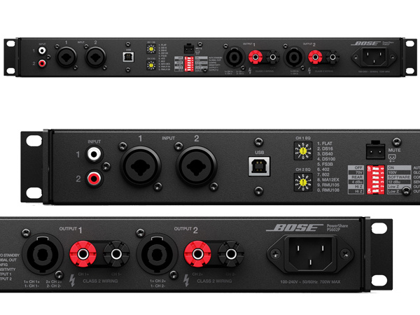 Bose® Powershare® Ps602p Adaptable Power Amplifier Audio Visual 