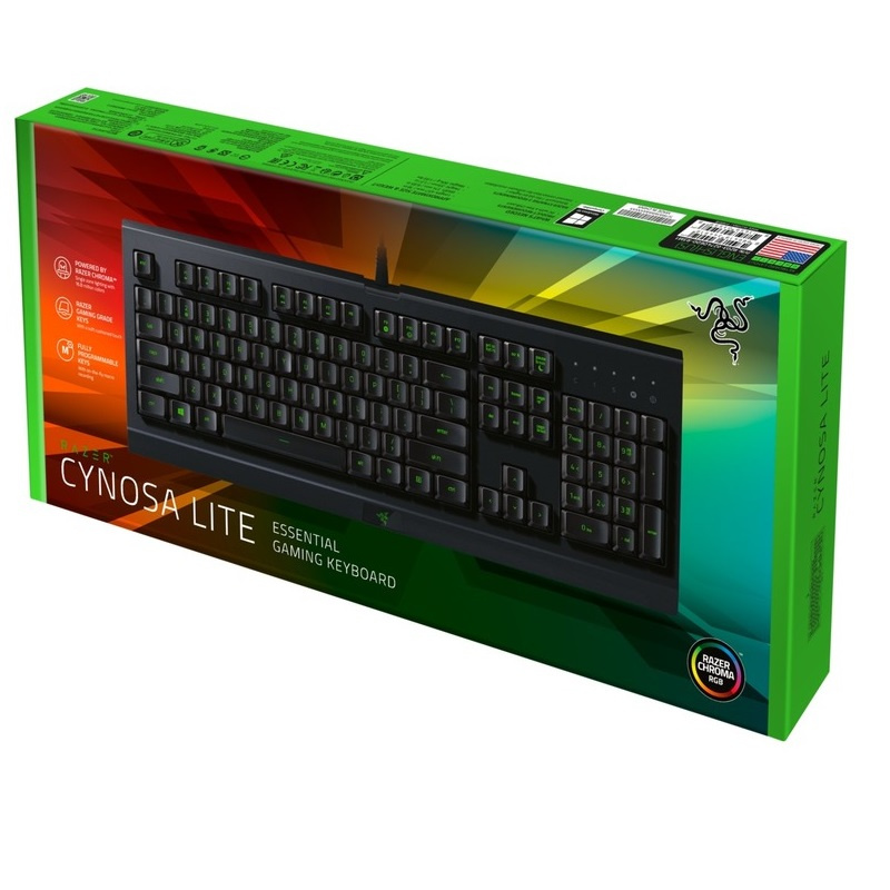 Razer Cynosa Lite 薄膜式鍵盤【香港行貨保養】