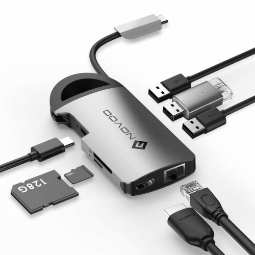 NOVOO Type-C 8 in 1 HUB (Handle) with 4K HDMI 適配器