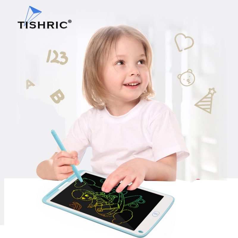 TISHRIC 12 Inch LCD Writing Tablet With Stylus Pen Graphics Tablet Kids