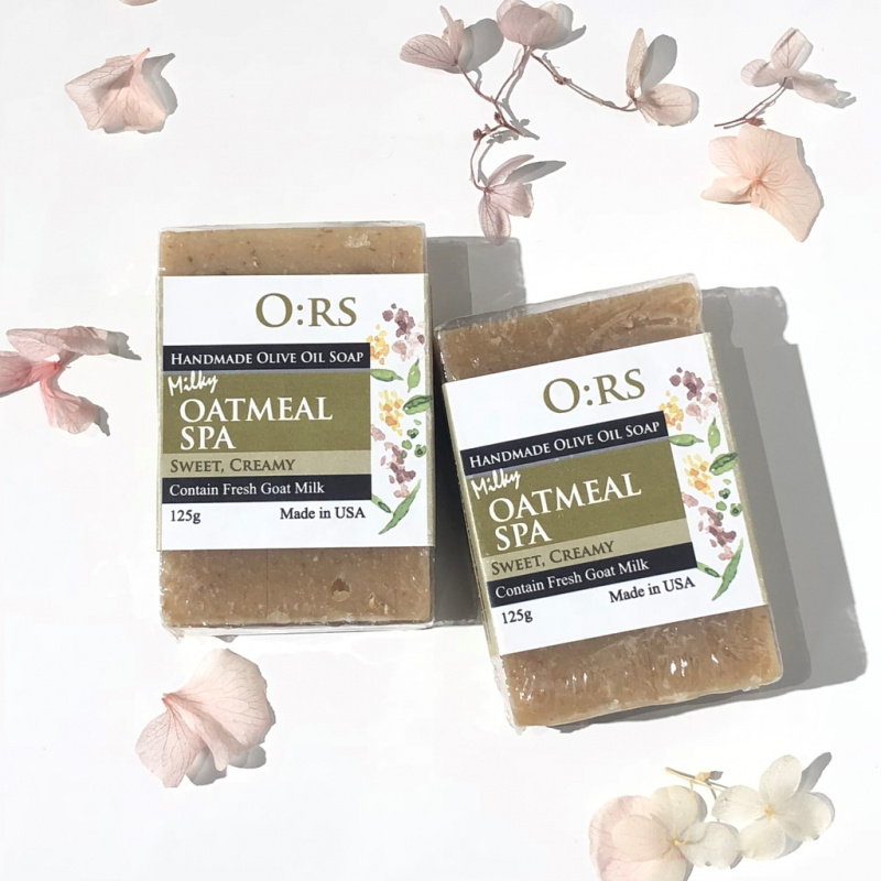 USA Natural O:RS - 07. 鮮羊乳燕麥SPA保濕手工皂 125.0g/ml