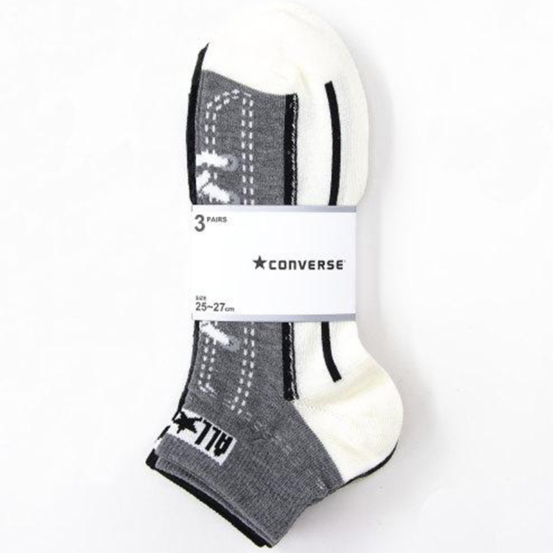 日版 Converse3對裝運動襪(858) 25~27cm【市集世界 - 日本市集】