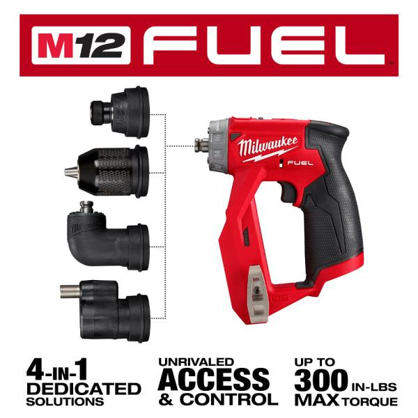 美國Milwaukee2505-22 M12無刷安裝電批4合1電鑽2.0雙電套件全新限時優惠