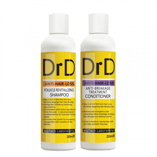 DrD Anti-Hair-Loss Shampoo & Conditioner 專業抗脫深層洗護再生套裝