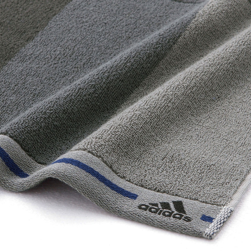 日版Adidas Tri-tone 灰色 抗菌防臭 運動純棉手帕毛巾 (409)【市集世界 - 日本市集】