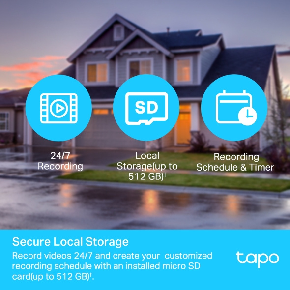 TP-Link Tapo C500 室外旋轉式家庭防護 / Wi-Fi 網絡攝影機
