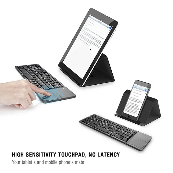 藍牙折疊式袖珍無線鍵盤 [兼容Android, iOS, Windows系統] [2色]