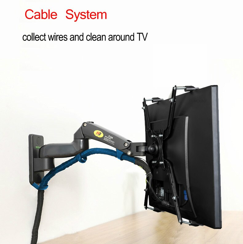 NB F150 FP 2-7kg 75x75 100x100 aluminum Gas spring 360 rotate tv WALL ...