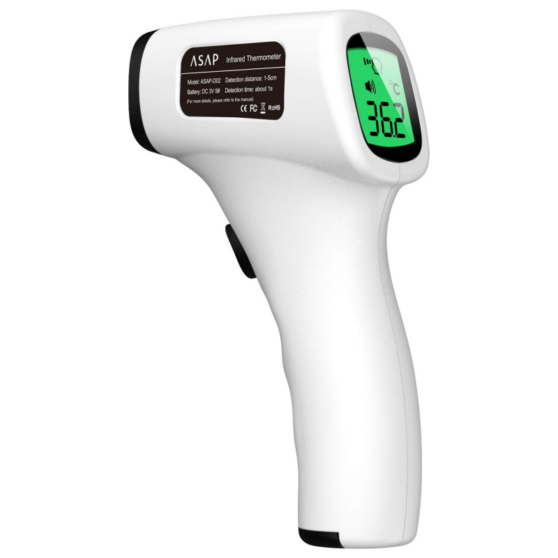 ASAP 非接觸式紅外額頭探熱體溫計 D02 iSolution 數碼產品專門店
