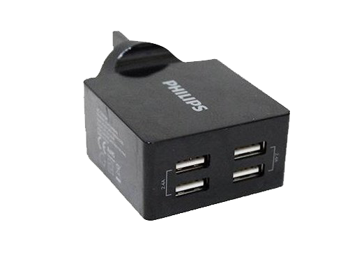 Philips 4 USB Wall Charger 電流保護充電器