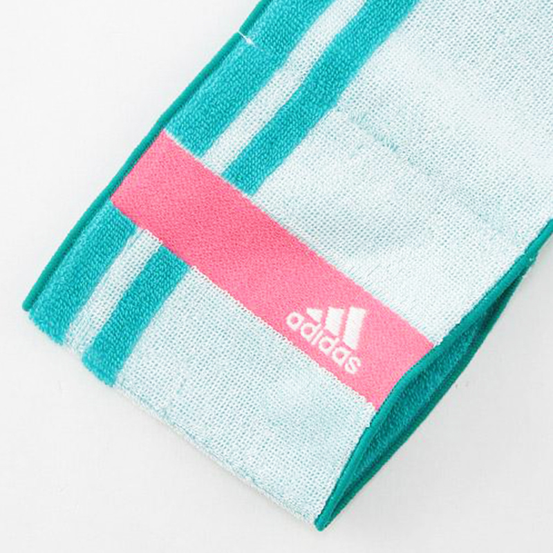 日版 Adidas【湖水綠粉紅間】運動毛巾(963)  12x85cm【市集世界 - 日本市集】