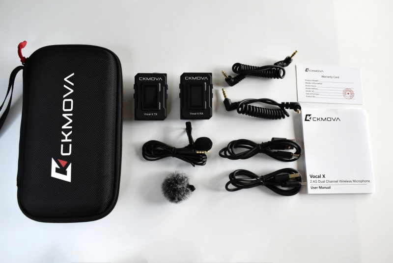 Ckmova Vocal X V1 一對一無線麥克風系統 (免運費)