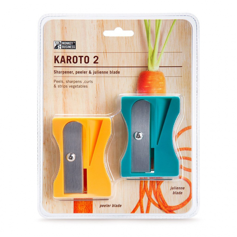 Monkey Business Karoto 2 - Karoto 刨皮切片器 + Karoto Julienne 切絲器