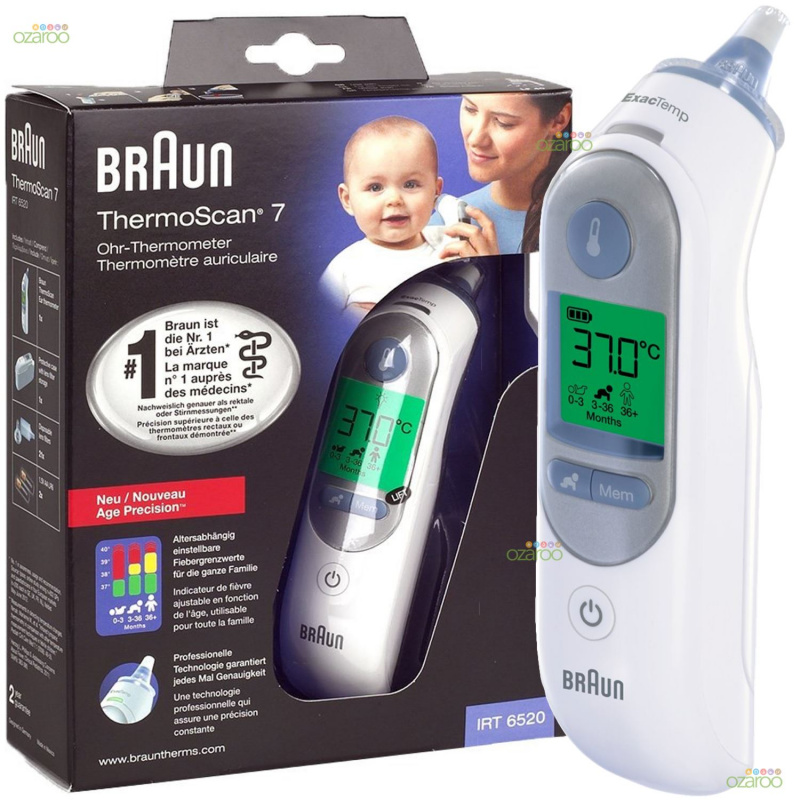 Braun Thermo Scan IRT 6520 紅外線嬰兒兒童耳溫槍 Con & On Plus