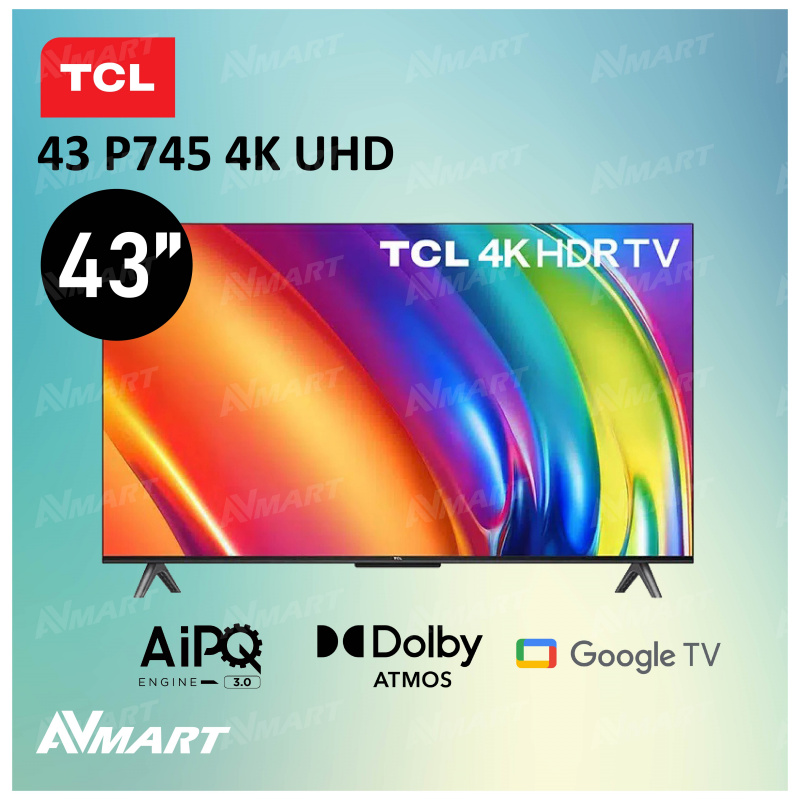 Price網購 - TCL 43 " P745 4K 超高清智能電視 43P745