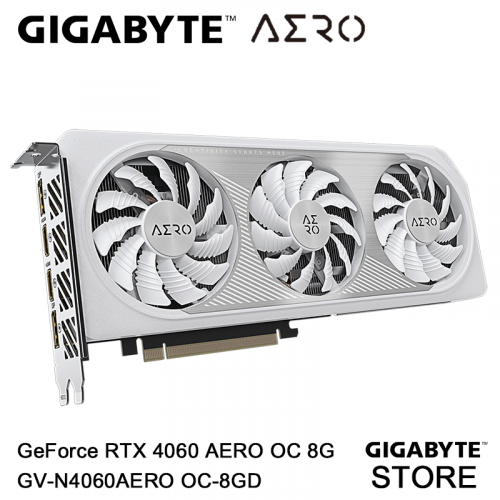 GIGABYTE GeForce RTX 4060 AERO OC 8G 顯示咭