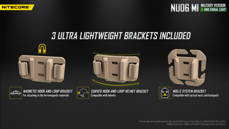 NITECORE NU06 MI 4 Sorgenti Luminose IR Infrarossi Tattici - Foto 5