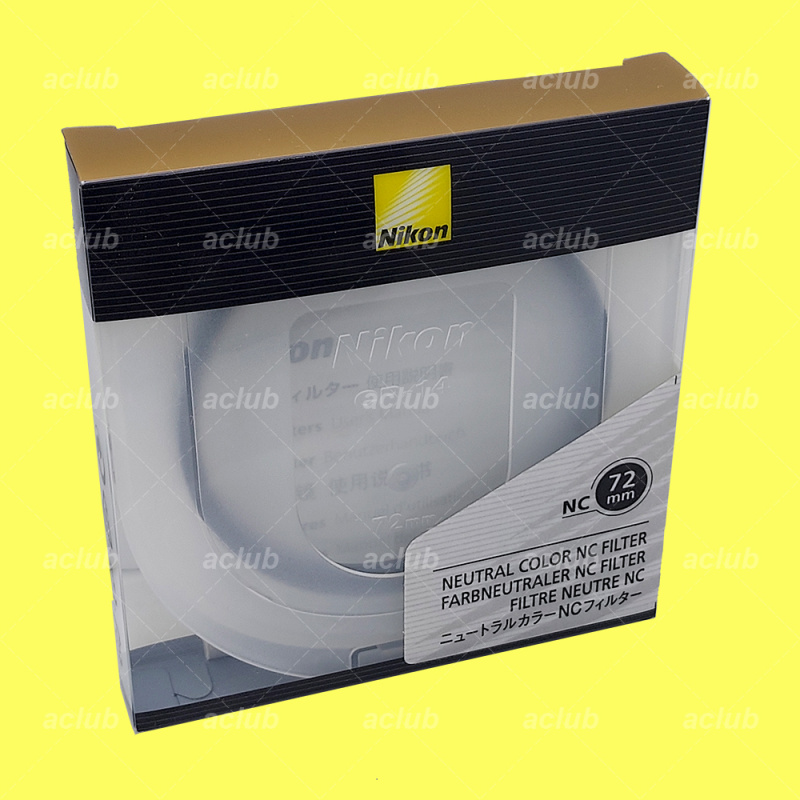 原裝正貨 - 尼康 Nikon 72mm Neutral Color NC Filter 中性顏色濾鏡 保護濾鏡 Clear Lens ...
