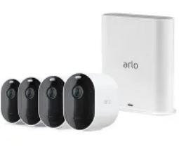 Arlo Pro 3 無線網絡攝影機 4 鏡套裝 (VMS4440P)【香港行貨保養】
