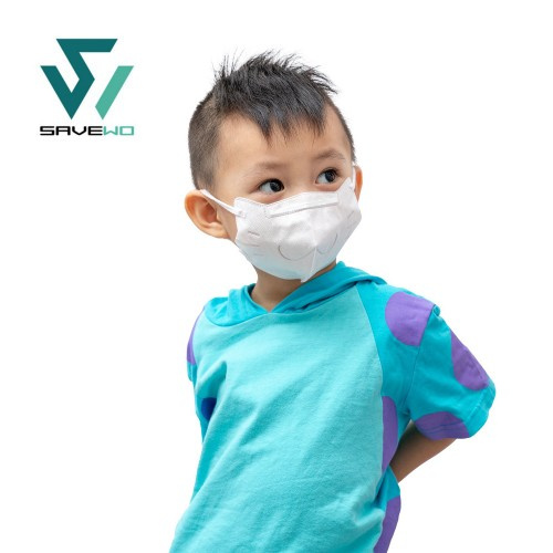 SAVEWO 救世 3DMEOW FOR KIDS 立體喵 兒童防護口罩 (30片獨立包裝/盒) - (白色/粉色/藍色/混色)