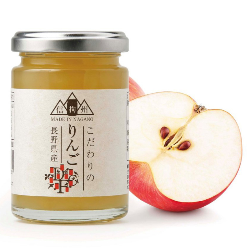 日本【手作工藝】長野縣產 蘋果醬 145g【市集世界 - 日本市集】