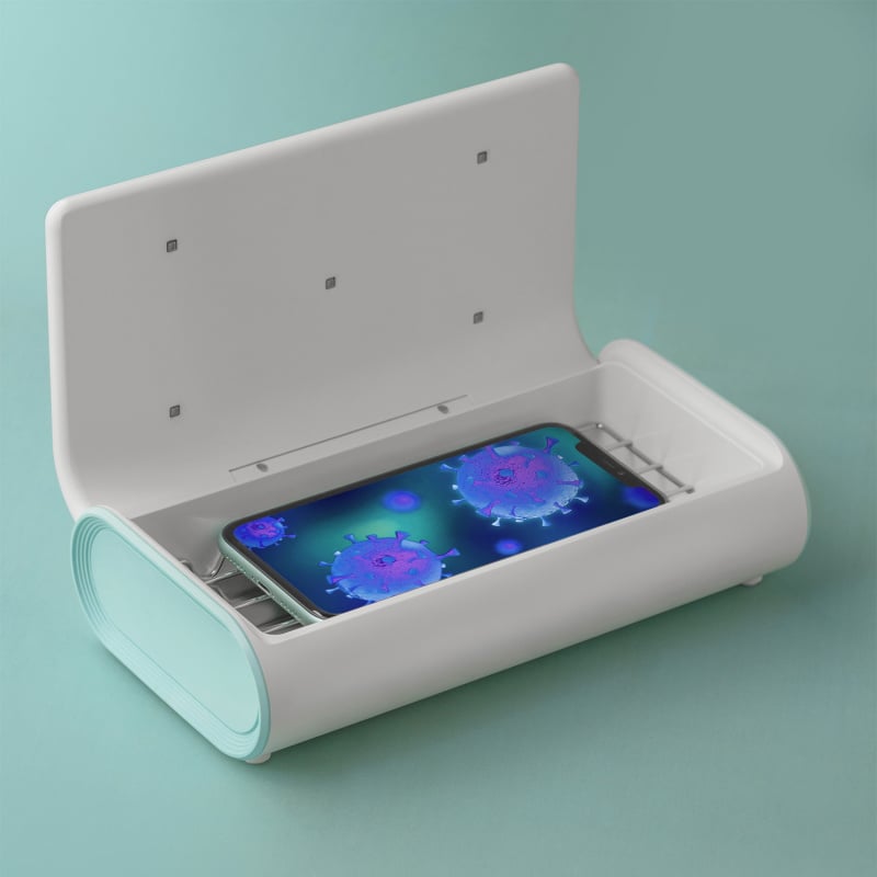 Momax Q.Power UV-C BOX 無線充電360紫外光深層消毒盒 QU6