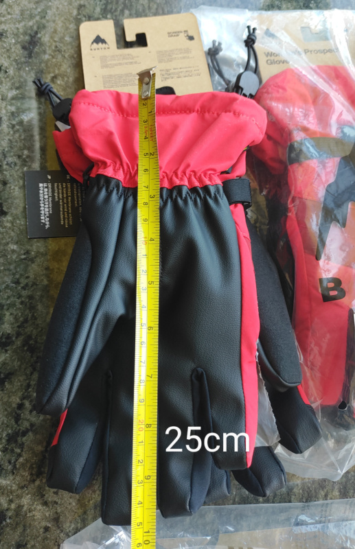 Burton Women's Standard Prospect Gloves, Tomato, Medium Snowboardfans