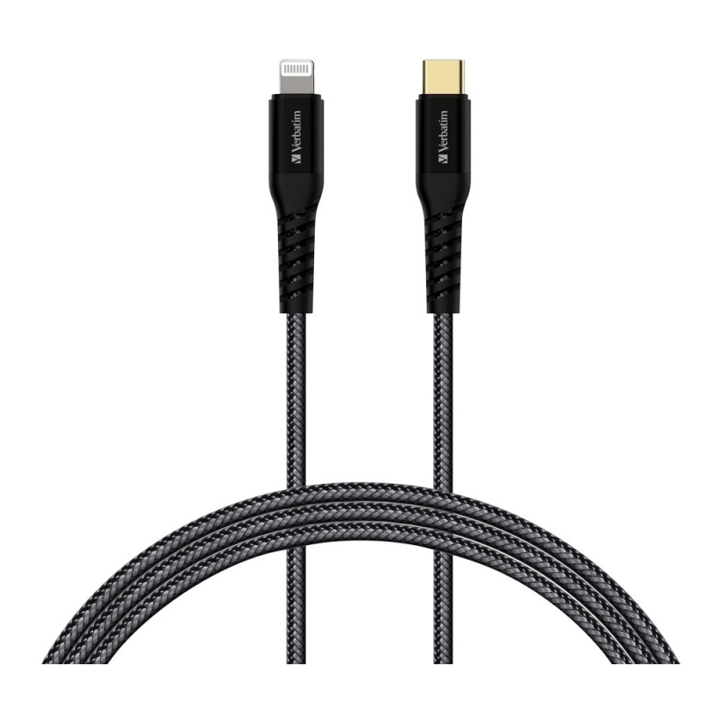 Verbatim Sync & Charge Tough Max Type C to Lightning Cable 200cm 66051