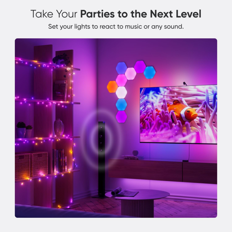 Nanoleaf 智慧節日燈串 Matter Smart Holiday String Lights (Each) 20M 香港行貨 ...