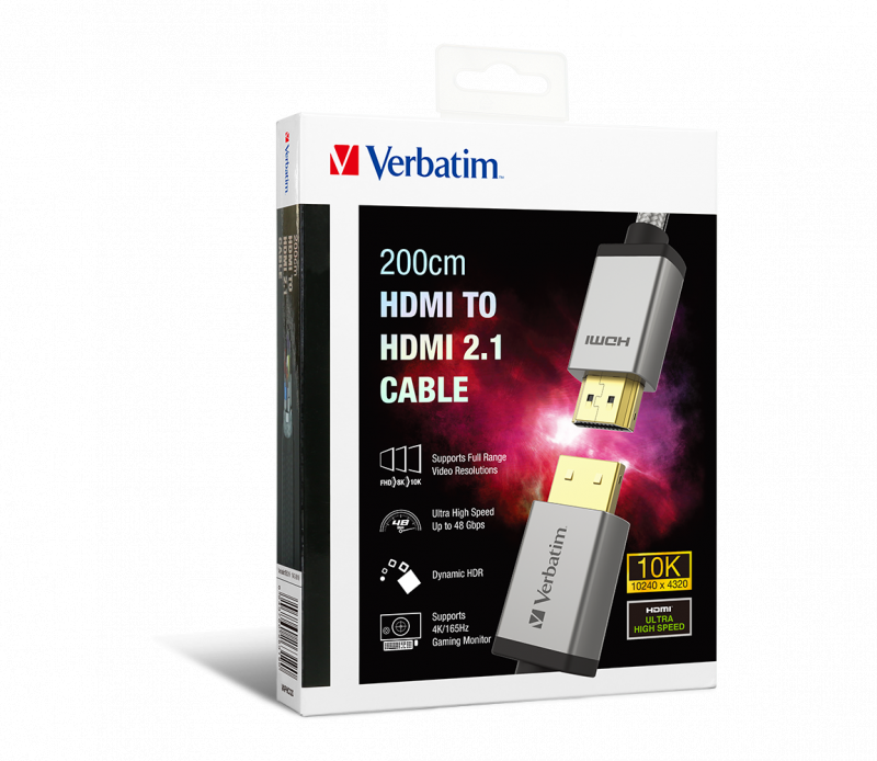 Verbatim HDMI 2.1 10K Cable - 200cm (66319)