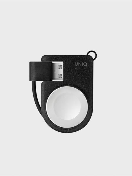 Uniq Cove Portable Magnetic Apple Watch Charger with Built-In USB-A Cable