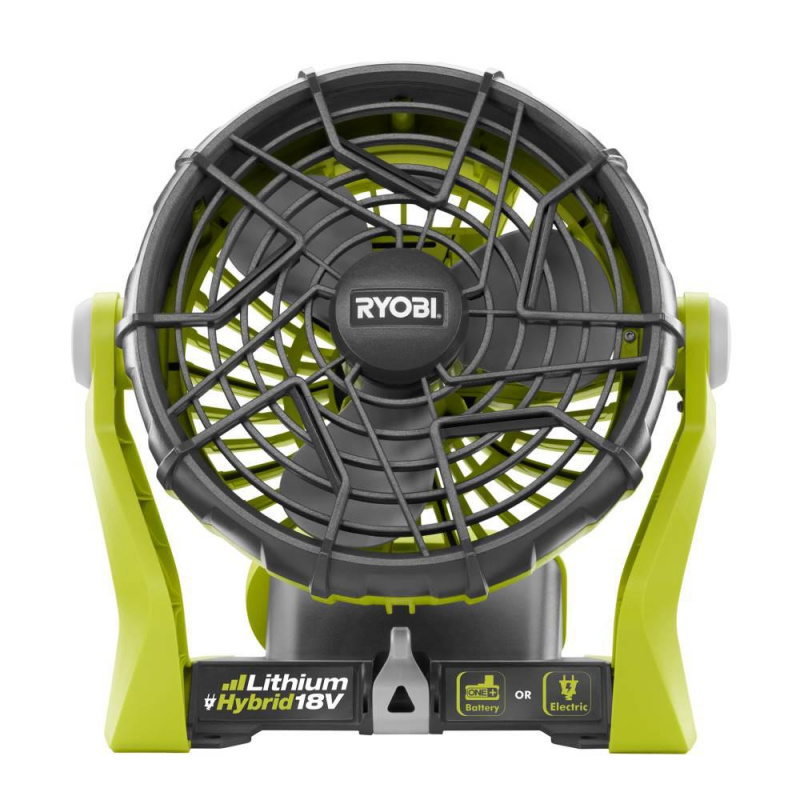美國直送RYOBI 18V ONE +混合便攜式風扇（僅工具）