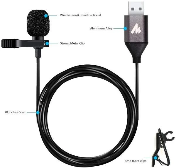 Maono USB Lavalier Microphone AU-410