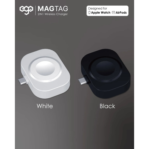 EGO MagTag @ 2合1 無線充電器 APPLE WATCH 充電器