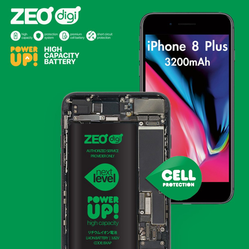 ZEOdigi iPhone 8 Plus Next Level 高容量電池