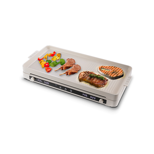 [優惠碼再減] 德國寶 座檯式雙頭電磁爐連烤盤 [GIC-KD28T]【500萬下載 x 雙11】