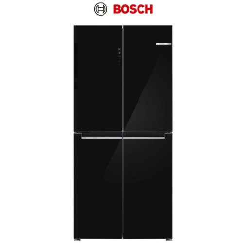 Bosch KMC85LBEA 550公升 Series 4 法式無霜纖薄十字門雪櫃 (黑鑽玻璃) (需先睇位)