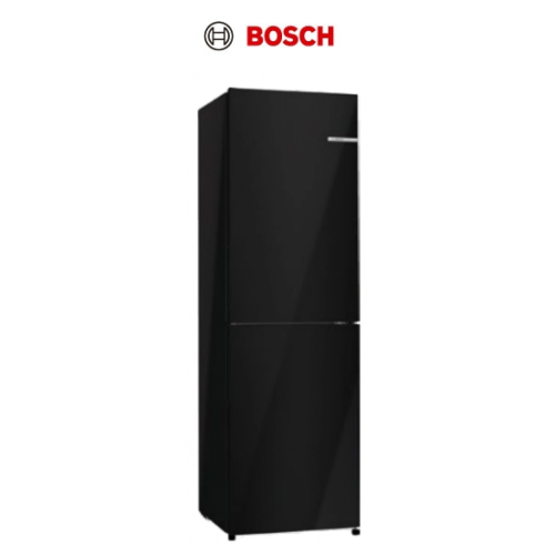 Bosch KGN27NBEAG 276公升 2系列 下置式無霜雙門雪櫃 (曜目黑) (可選擇門鉸方向)