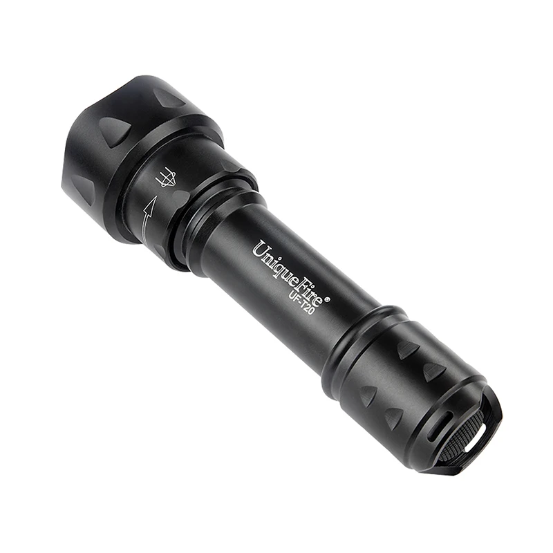 UniqueFire UF-T20: Torcia 1000 Lumen Zoomabile, Singola Modalità, Batteria 18650 (esclusa)