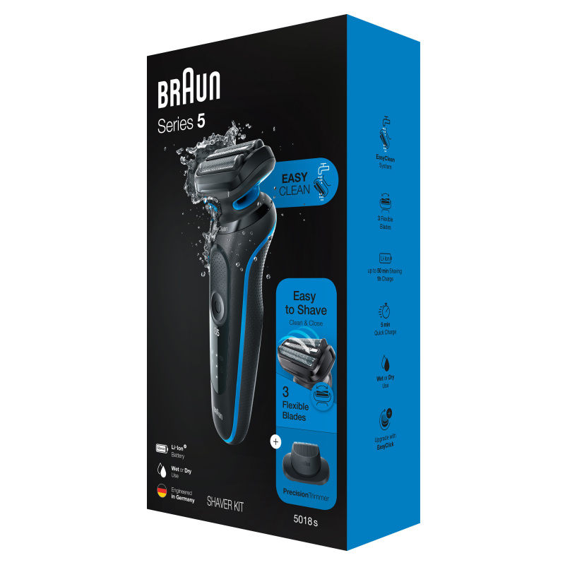 Braun 百靈 Series 5 5018s Wet & Dry Shaver