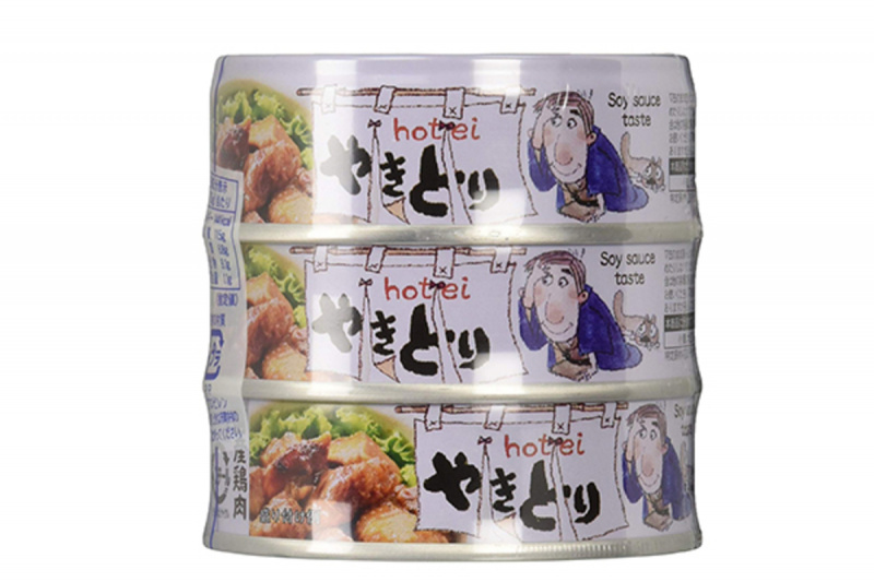 日版Yakitori 燒烤味炭火燒雞肉罐頭 75g (3罐裝)【市集世界 - 日本市集】