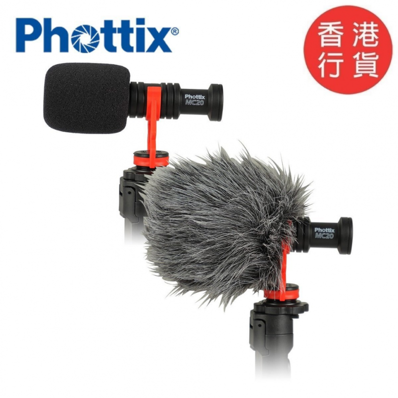 Phottix Cardioid Microphone Kits MC-20 心形指向收音咪