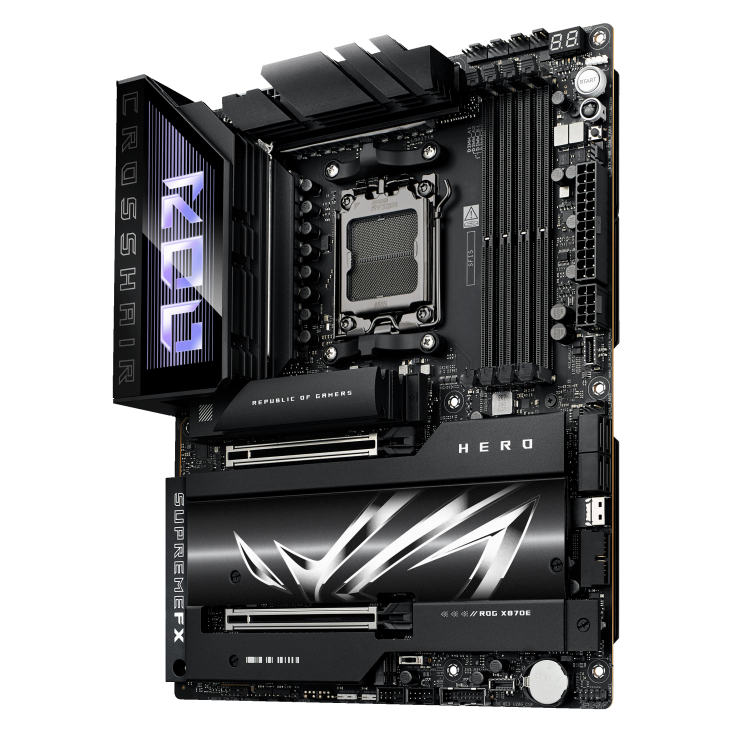 ASUS ROG CROSSHAIR X870E HERO ATX 主機板 DDR5 [現金優惠 $5699] - 樂天電腦 FreeCom ...