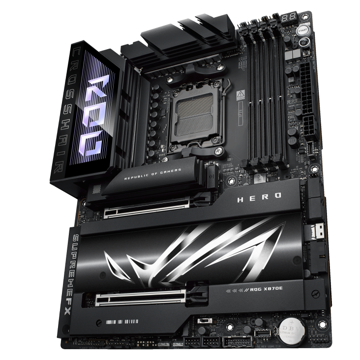 ASUS ROG CROSSHAIR X870E HERO ATX 主機板 DDR5 [現金優惠 $5699] - 樂天電腦 FreeCom ...