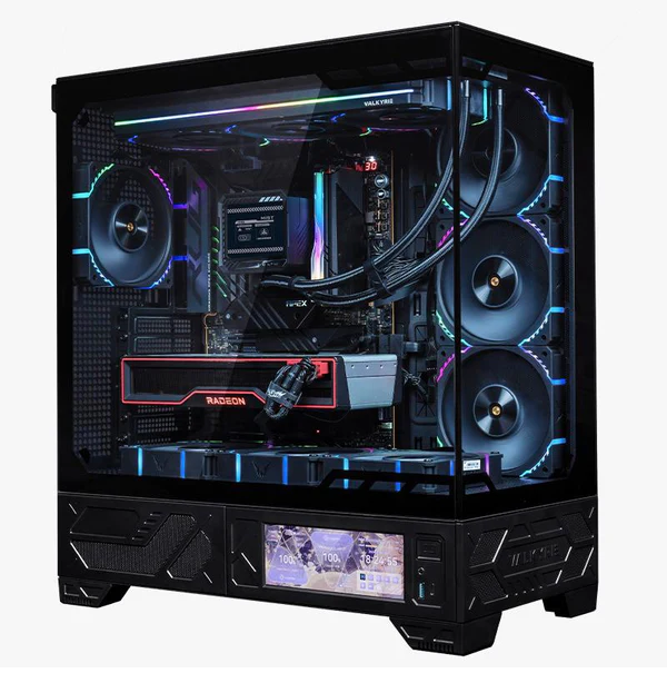 VALKYRIE VK03 White 黑色 ATX Case ((270° 全景,6.2
