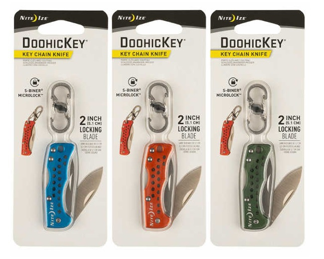 {MPower} 美國名廠 Nite Ize KMTK DoohicKey Key Chain Knife Folding Pocket Knife 小摺刀 摺刀 刀仔 小刀 - 原裝行貨