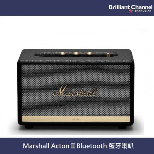 Marshall Acton II Bluetooth 藍牙喇叭 [黑色]